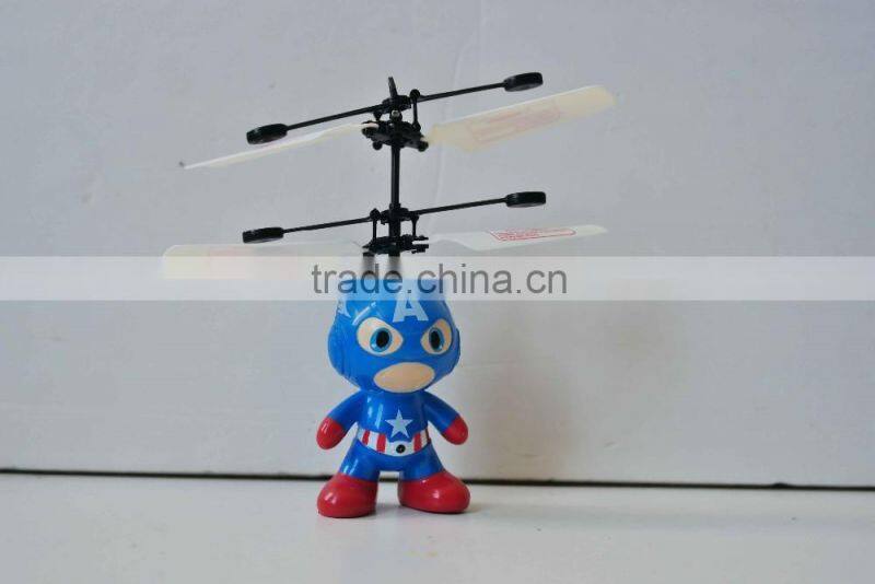Best Selling Christmas Gifts 2016 Induction Flying Spaceman Toy HY-830U Plastic Toy Manufacturers Astronaut Toy Helicopter