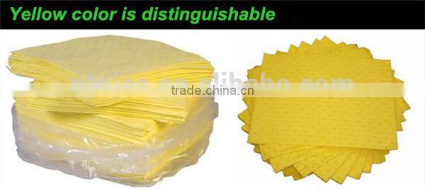 100% PP Melt Blown Non woven chemical absorbent pad