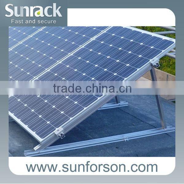 Aluminum Extruction PV Solar Panel Mounting Clamps