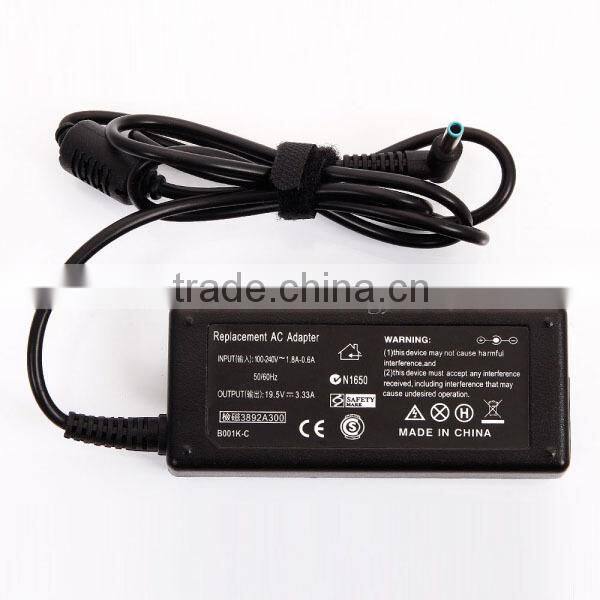 65W 19.5V 3.33A Notebook Power Adapter Charger for HP 14-Q029WM PPP009A 709985-004 710412-001