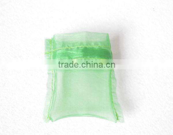 Hot selling custom printed small organza jewelry bag, best price organza tea bag(20150714I13)