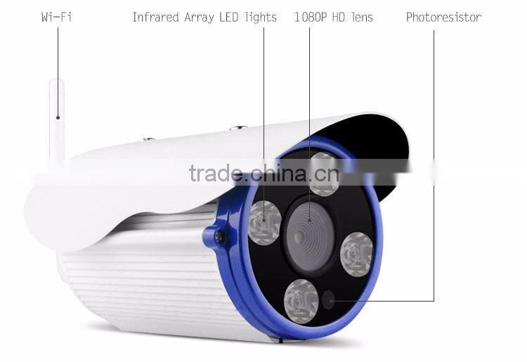 Trade Assurance Supplier ONVIF HD 1080P 20m ir home wifi waterproof security cctv camera