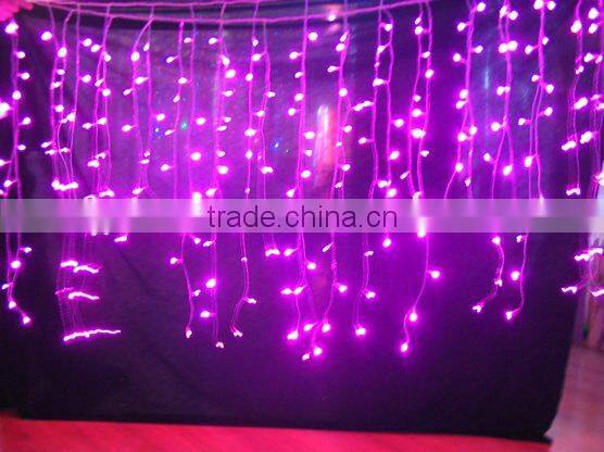 blue led icicle light