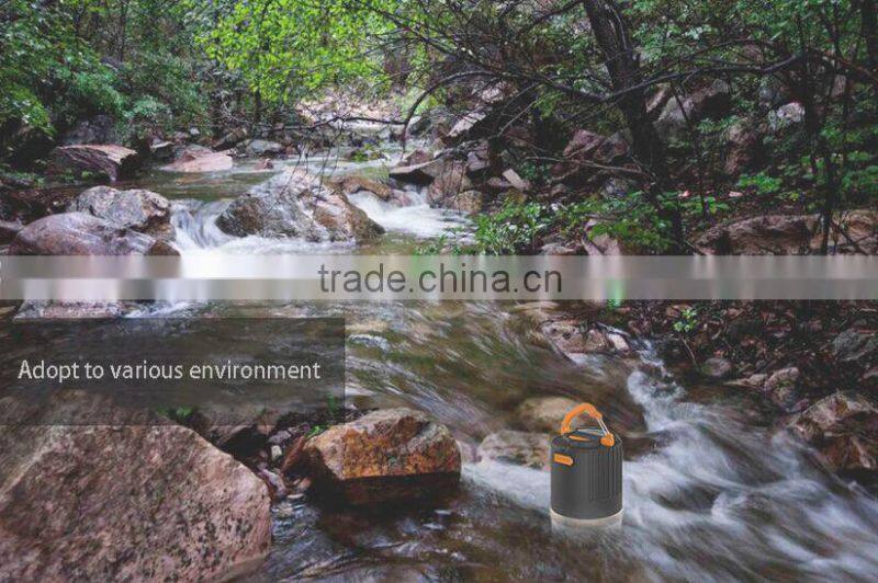 smart outdoor activity multifunction emergency LED light support bluetooth music display