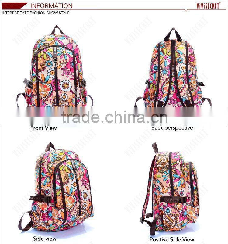 vivisecret sample style color life laptop backpack
