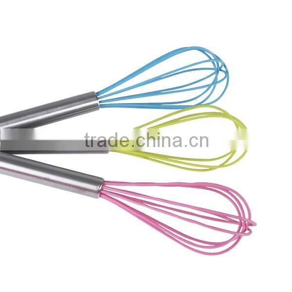Silicone Balloon and Flat Whisk Twist Milk and Egg Beater Blender