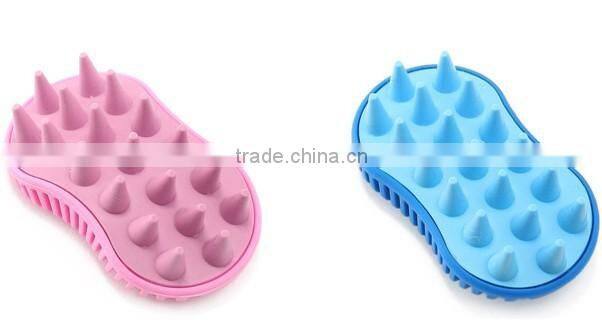 Silicone Hair brush,shampoo comb,scalp massage brush