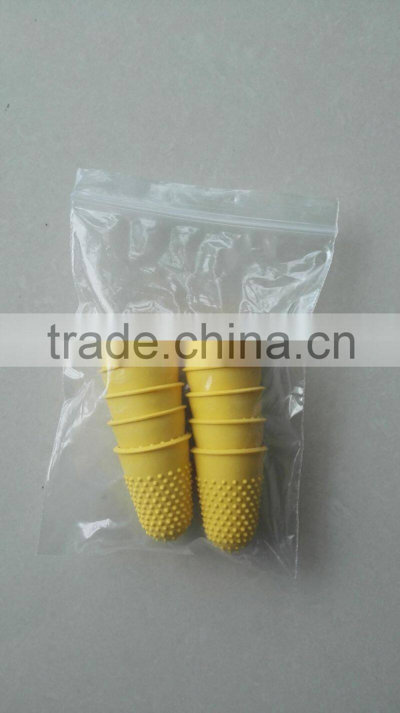 Quality Flexible Rubber Thimble, size 00,0,1,2,3 Finger Cone Thimble