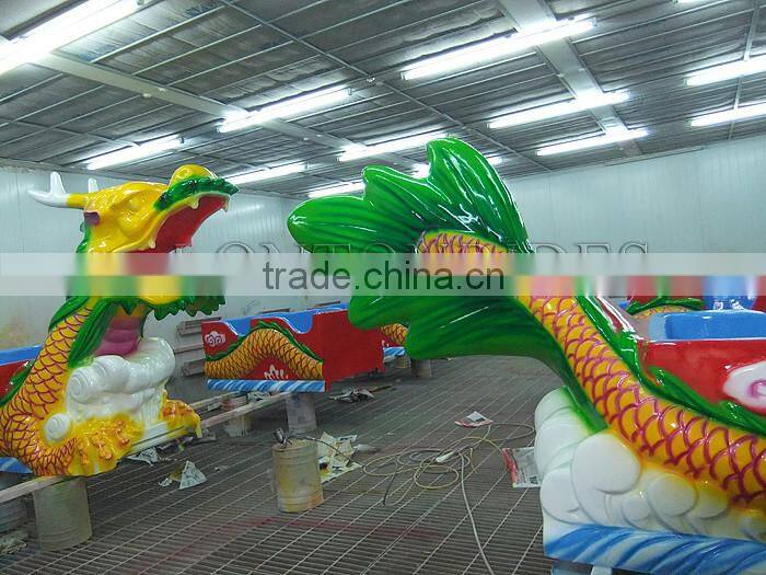Theme Park Games For Sale Children Ride Mini Roller Coaster Dragon