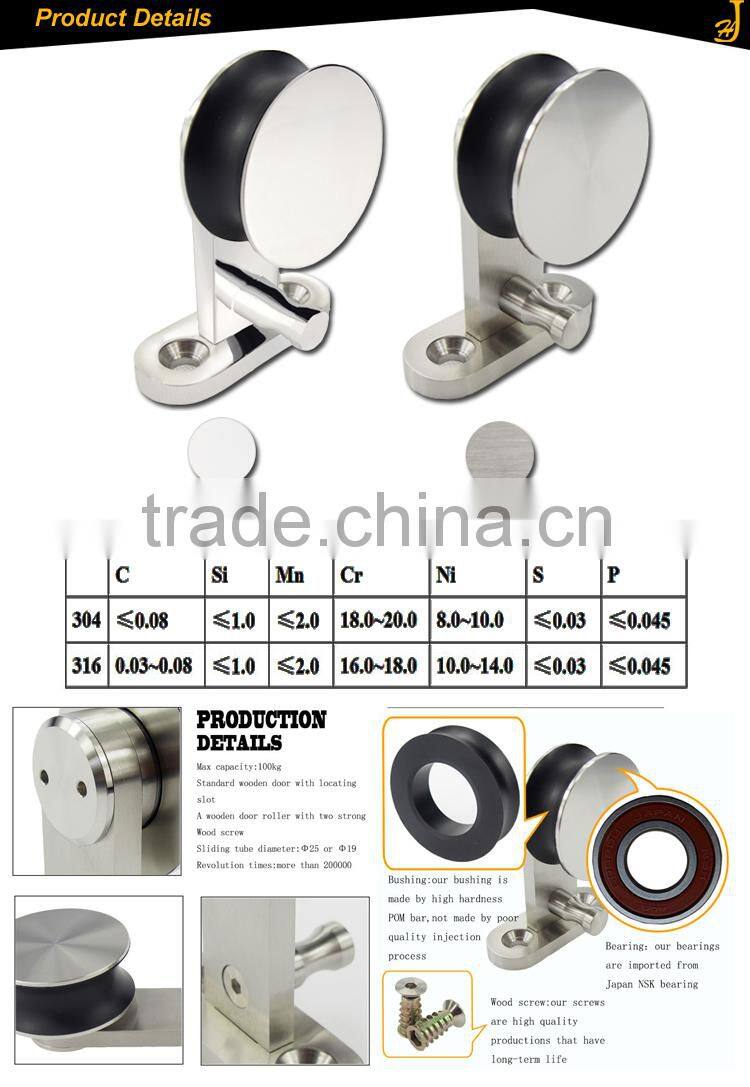 Foshan Manufacturer Low Noise 0DB Rollers For Sliding Door wheels