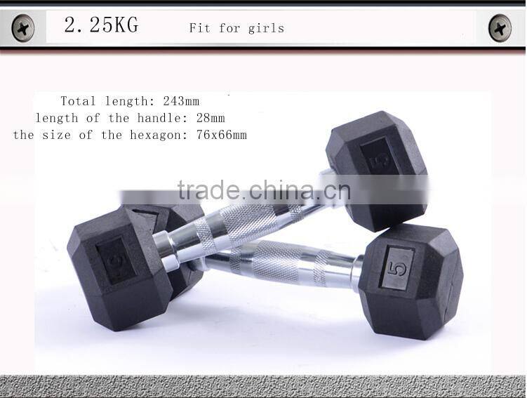 wholesale aerobic muscle training/chest training hexagon Dumbell with great price