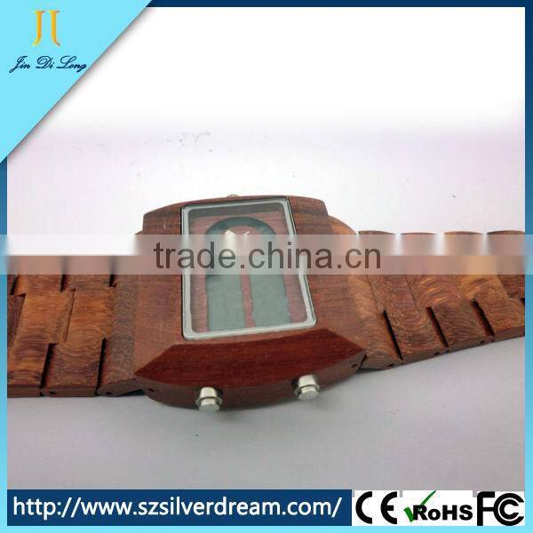 2014 New Arrival OEM/ODM Japan Movement Quartz Custom Wood Watch