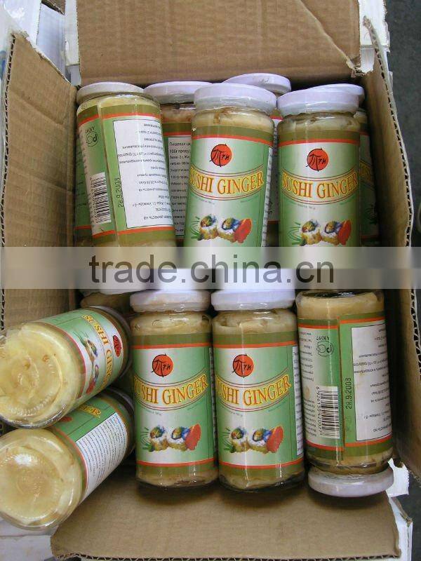 Russia tasty sushi ginger