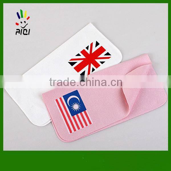 bulk printed logo microfiber cleaning cloth for jewelery