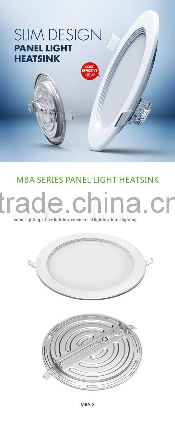 2016 new desigh round shape panel light 6W 9W led panel light with cool white