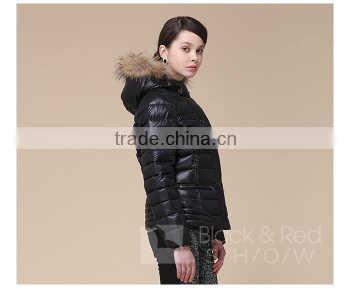 2017 lady nylon 90/10 down jacket
