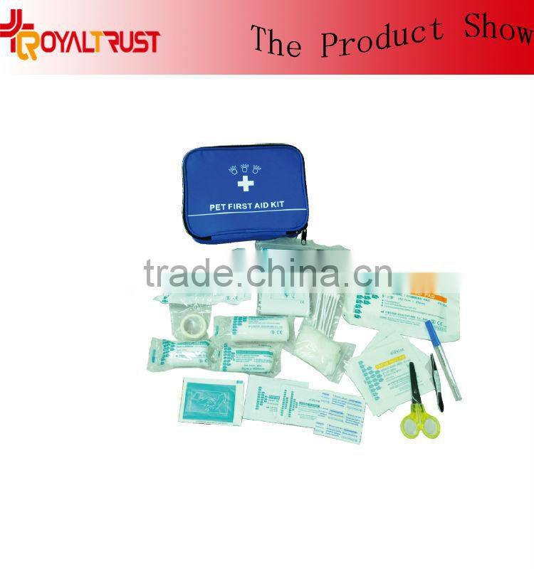 PVC Coated Nylon Bag First Aid Kit For Pet, Mini First Aid Kit
