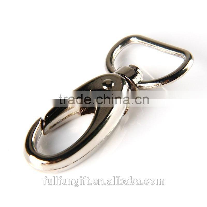 Fashion High Quality Metal oval swivel hook for promotional gifts
