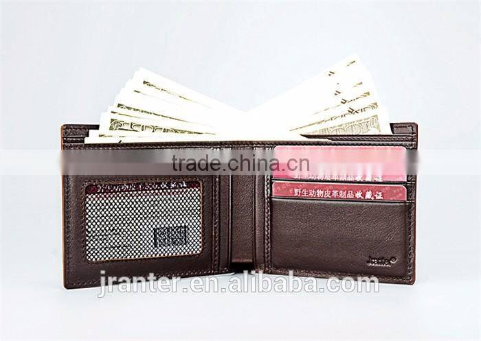 2016 Latest New Real Crocodile Leather Men Bifold Wallets,Custom Leather Wallet for Men