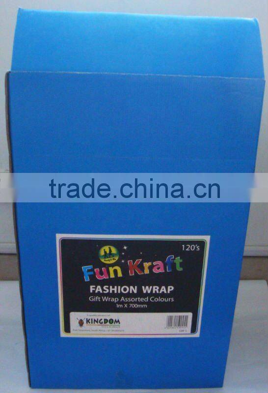 Souvenir Fancy Printed Wrapping Roll Holographic Film Gift Set