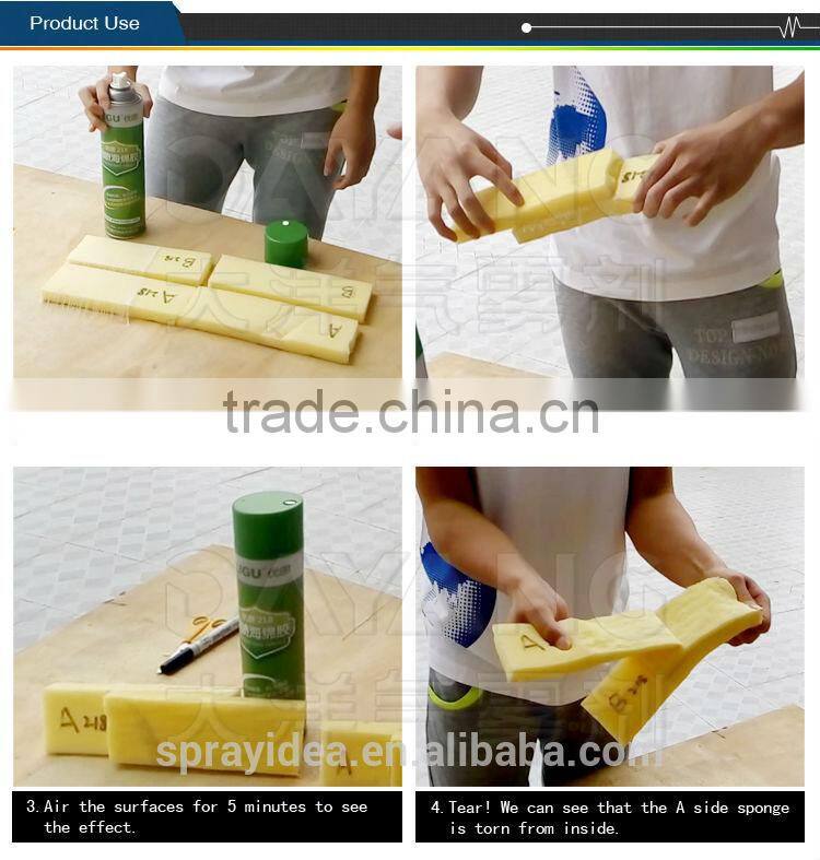 2014 hot selling GUERQI 218 high-end spray adhesive for foam sponge