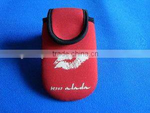 Black high quality neoprene phone and camera case