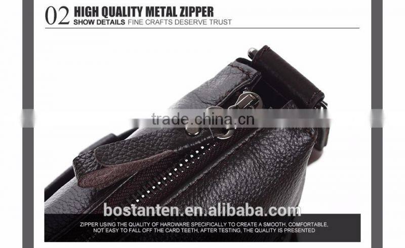 real leather long strap men shoulder messenger bag laptop bags