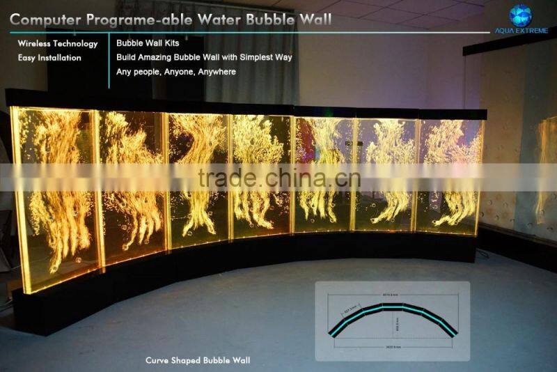Digital Control bubble wall water panel LED
