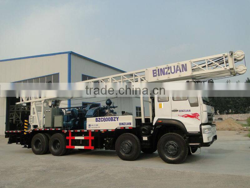 Excellent performance!! BZCY600BZY truck mounted water well drilling rig