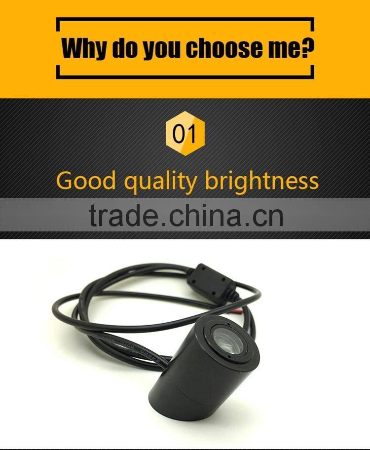 Red Car Led Laser Fog Light Rear Anti-Collision Brake Tail lights Warning Lamp logo brake light