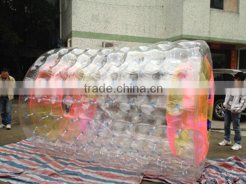 Hola huge inflatable water roller/water walking roller/big water roller ball