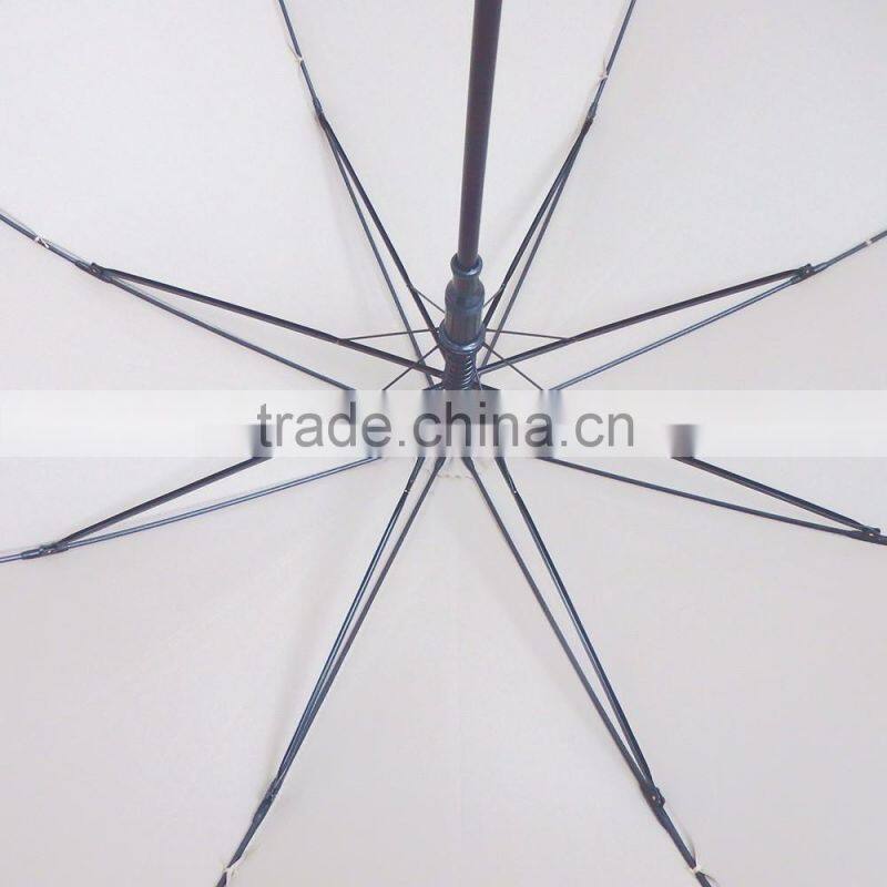 Plain color auto open good quality long umbrella