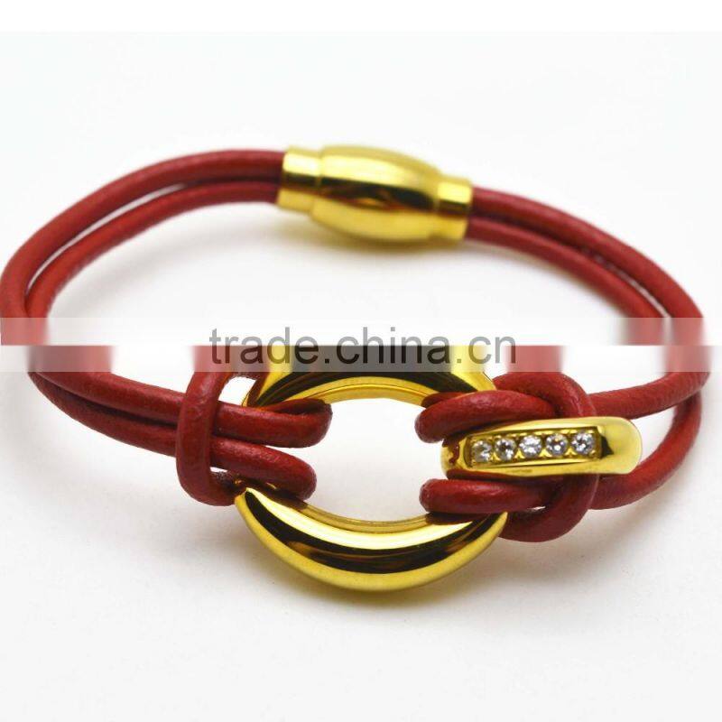 2016 fashion leather bracelet