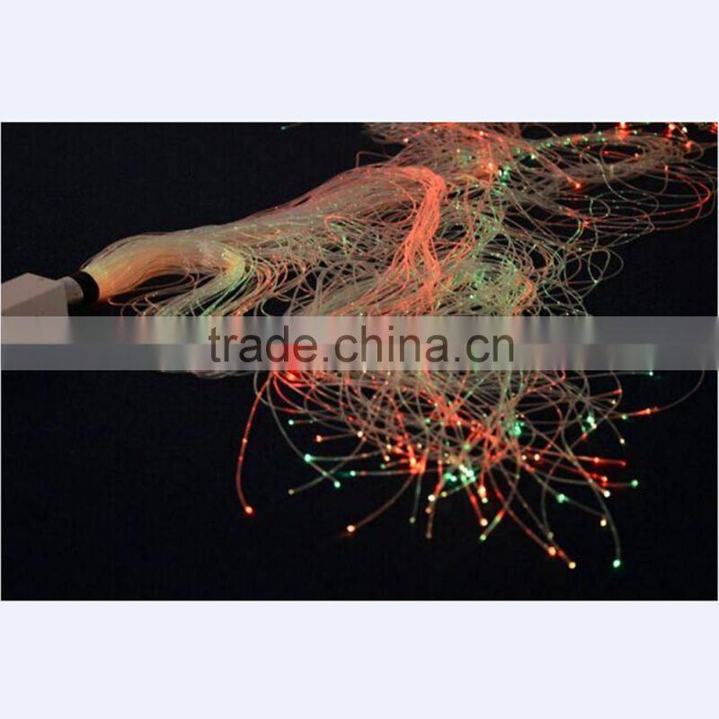 customized LED RGB 0.75/1.0/1.5mm plastic Fiber Optic Star Ceiling Kit Light with WIFI, DMX & twinkle different function