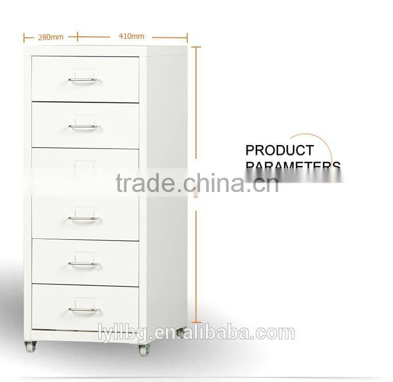 Korean Space Saving Chest of Drawers Metal Small Drawer Units