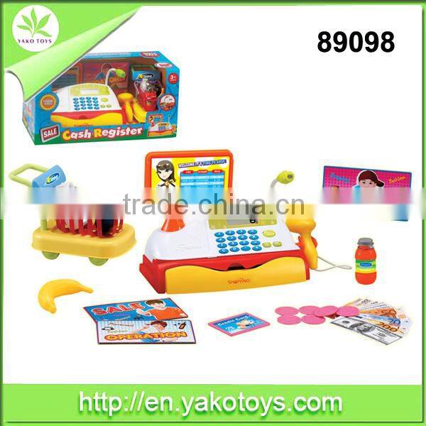 Plastic Kids BO Toy Cash Register