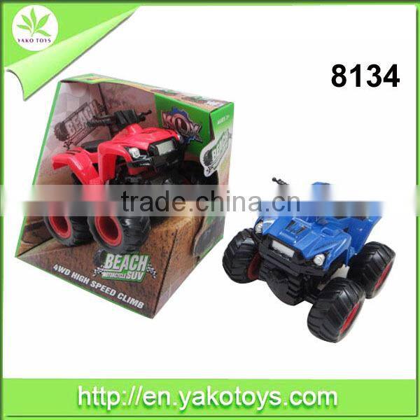Hot Sale Newest Plastic 4WD Friction Beach Motorcycle