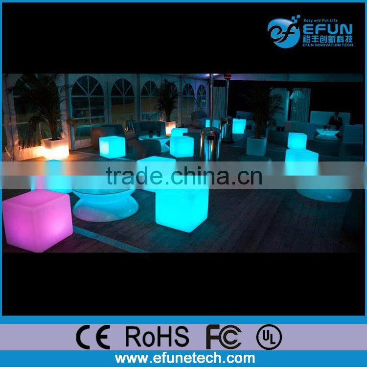 bar /night club/party /wedding decor led cube table,remote control led cube light