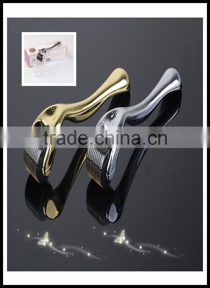 Small cosmetic product plastic handle 540 needles micro derma roller with 0.2mm -3.0mm size -L015