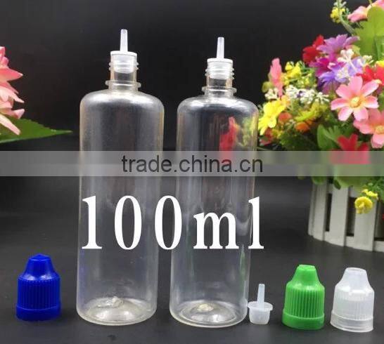 10ml plastic transparent empty liquid bottles with safety cap long thin dropper