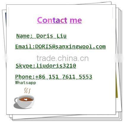 2016 spring bleached wool noils for felt& filled 27-28mic