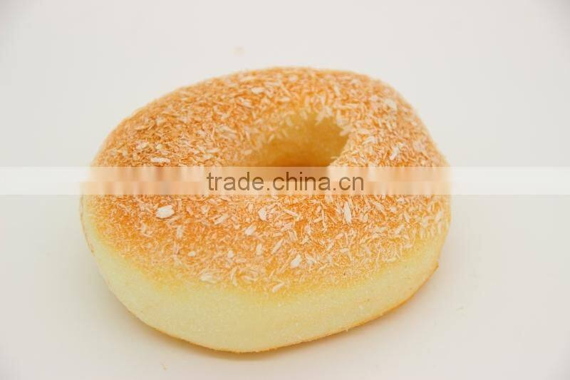 1pc Bread fake soft touch toast breakfast package props artificial