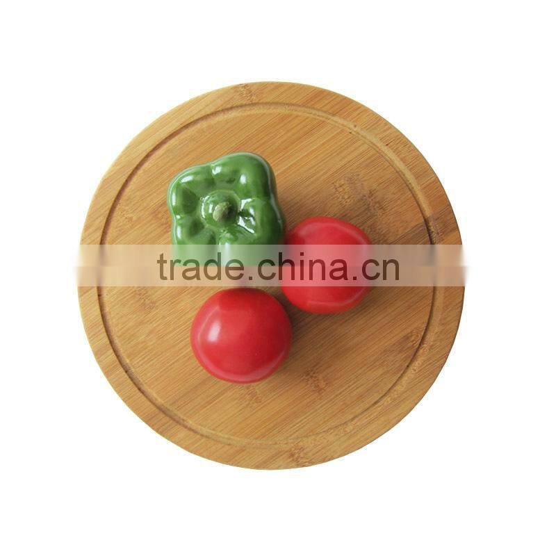 Round Bamboo cutting board
