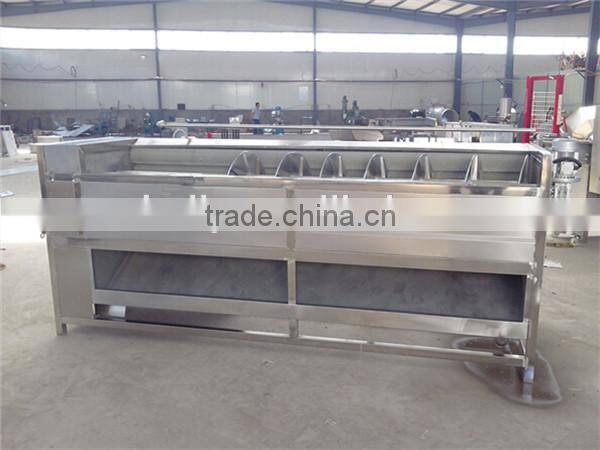 continuous screw taro washing peeling machine 0086-15037185761