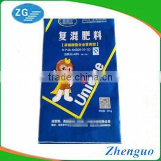 Offset printing 50kg fertilizer PP woven bags with linner