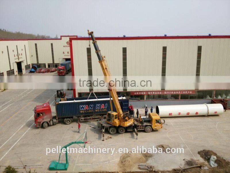 Good selling wood chips rotary dryer/wood chips cylinder for wood pellet production line