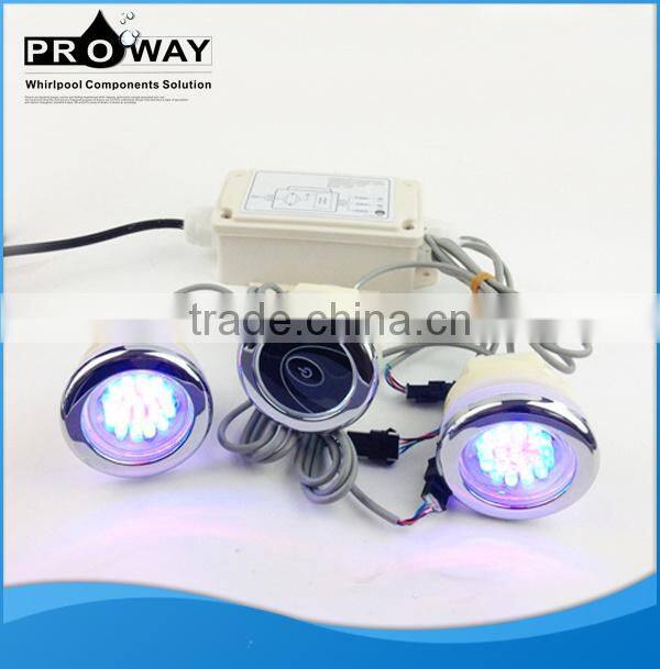Home Hotel Bathtub Underwater Light With Control Box Spa Lamp LED