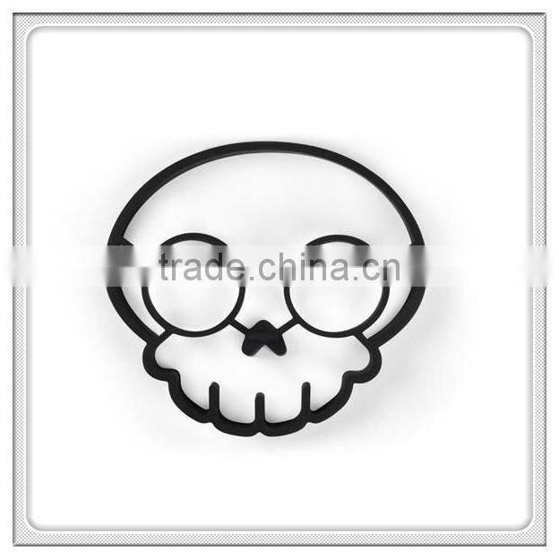 New designed creative skull head shape egg fried moulds