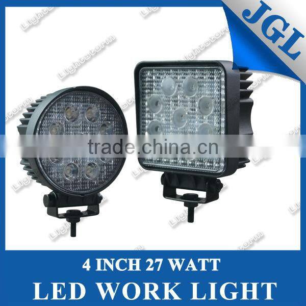 15w 18w 24w 27w 42w led work light round car led headlight 4x4 car light cree bulb lamp for motorcycle off road