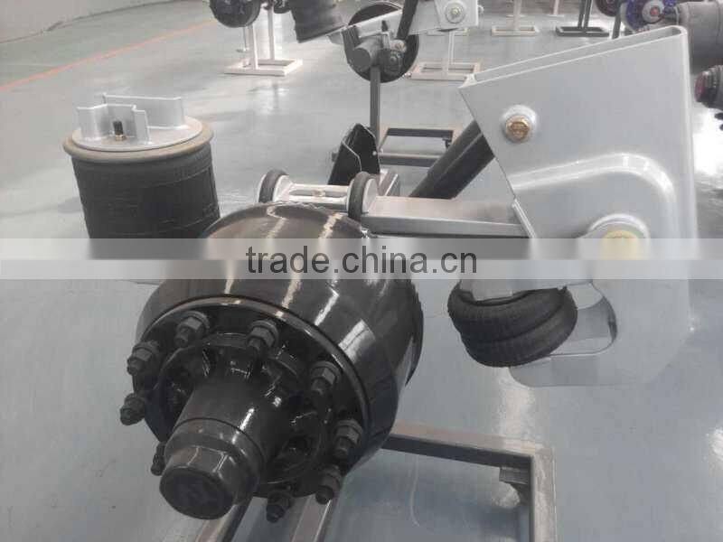 Trailer and semi trailer bogie use air suspension